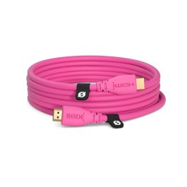 RODE Cable HDMI-3 Cable HDMI Premium Alta Velocidad con Ethernet 3m 6mm 18 Gbps 4K60 Rosa Precio: 21.49999995. SKU: B12TN43KHZ