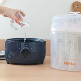 Beaba Steril 'n' dry BEA1728518839945 - Secador y Esterilizador 2 en 1 para Biberones y Accesorios - Azul Noche