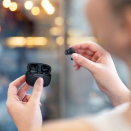 Lamax Clips1 Play Auriculares In-Ear Bluetooth 5.3 negros con 35 horas de batería