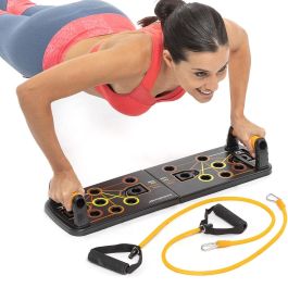 Sistema de Entrenamiento con Bandas de Resistencia y Guía de Ejercicios Pulsher InnovaGoods