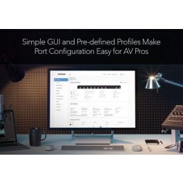 Netgear Switch Gestionado 8x1G PoE+ 220W y 2xSFP+ para AV sobre IP