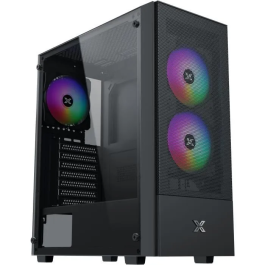 XIGMATEK Caja PC HERO II Air 3F Negra ATX/Micro ATX Media Torre SIN Fuente XIG4711409541655 Malla 3x120mm FRGB USB 3.0/2.0 Precio: 63.58999999. SKU: B1JBPYGLVY