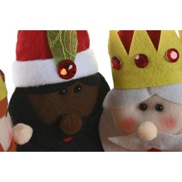 DKD Home Decor Cesta Navidad Tradicional Multicolor 18 x 18 x 18 cm (6 Unidades)