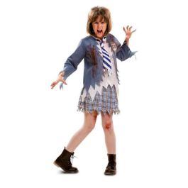 Disfraz infantil estudiante zombie chica talla 7-9 años