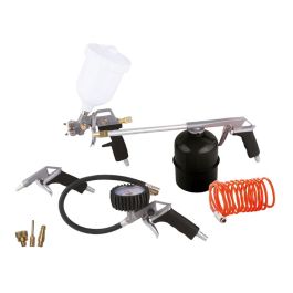 Abac Kit pistolas 8 piezas 2809913650 para compresor - Incluye pistolas de pintar, soplar, inflar y engrase Precio: 46.49999992. SKU: B1CV6TJGCG
