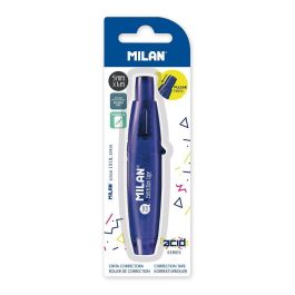 Milán Cinta correctora serie acid 5 mm x 6 m azul blister