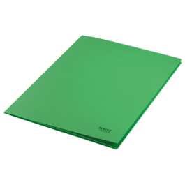 Leitz 39060055 Carpeta de Cartón 3 Solapas A4 Reciclable 100% Verde