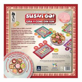 Devir Sushi Go Gira y come Dim Sum - Juego de Cartas y Estrategia para 3+ Años