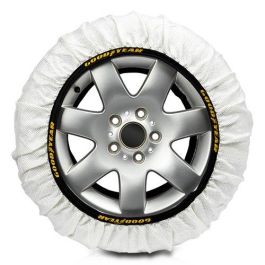 Snow & Road GOD8020 Cs12 Nuevo Cs5 Cadenas de Nieve Textiles Talla L - Uso en Carretera (50 km/h) - 2 Unidades, Fácil Instalación Snow & Road GOD8020 Cs12 Nuevo Cs5 Cadenas de Nieve Textiles Talla L - Uso en Carretera (50 km/h) - 2 Unidades, Fácil Instalación