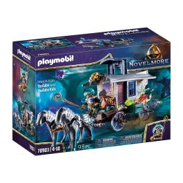Playmobil Carruaje de Mercaderes 70903, Carro de Mercado Medieval con Armadura de Mago y Mercancía Valiosa, Techo Extraíble y Cañón Funcional, +4 Años Precio: 43.99000012. SKU: B14KC54B7N