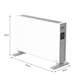 Oceanic OCEACVD2000 - Calefactor Eléctrico Portátil Convector 2000W - 2 Niveles de Potencia - Blanco Mate