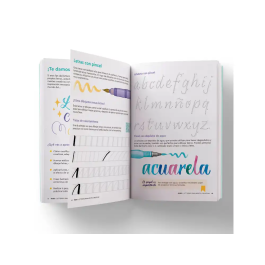 Rubio Cuaderno Lettering para Mentes Creativas Caligrafías 11x264x204 mm