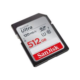SanDisk Tarjeta Memoria SDXC Ultra UHS-I 512 GB Clase 10 hasta 150 MB/s para Cámaras y Video Full HD