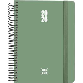 Agenda Anual (2026) Grafoplas Colors Espiral Tapa Extradura Con Goma A5 210X150 D/P Verde Precio: 12.79000008. SKU: B165NGDXF8