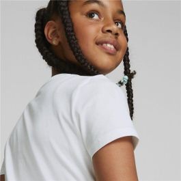 Camiseta de Manga Corta Infantil Puma Alpha Blanco 2XL