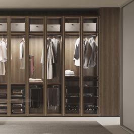 Emuca Cajón metálico para armarios y vestidores Quartz, 640 (M80), Acero, Titanio