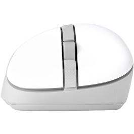 ASUS MD102 Ratón Inalámbrico Óptico, RF Wireless + Bluetooth, 1600 DPI, Silencioso, Derecho, Blanco