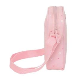 Bolso Bandolera Safta Conejo Rosa 16 x 18 x 4 cm