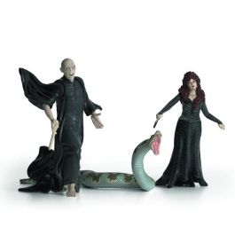 Schleich 42684 Caja de Figuras Coleccionables Harry Potter: Voldemort, Nagini y Bellatrix