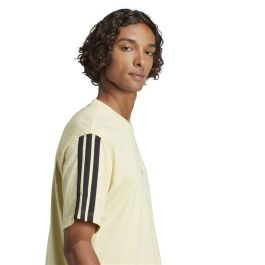 Camiseta de Manga Corta Hombre Adidas 3stripes Beige L