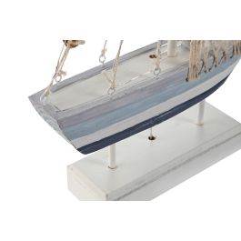 Figura Mediterraneo DKD Home Decor Azul Blanco 6 x 40.5 x 23 cm (2 Unidades)