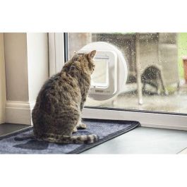 Sureflap Solapa para Gatos con Lector de Microchip Electrónico - Previene Gatos Callejeros - Memoria 32 Gatos - Blanco Sureflap Solapa para Gatos con Lector de Microchip Electrónico - Previene Gatos Callejeros - Memoria 32 Gatos - Blanco