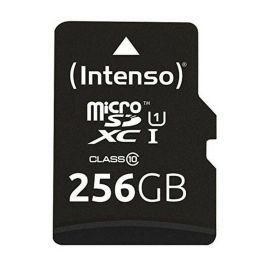 Intenso 3423492 Tarjeta Memoria Micro SDXC UHS-I Premium 256GB Clase 10 hasta 45MB/s con Adaptador