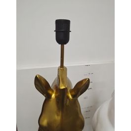 DKD Home Decor Lámpara Aplique Colonial Dorado Negro Resina E27 21.5 x 50.5 x 18 cm