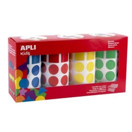 Gomets Apli Rollo 59H Figuras Geom.(Cl.,Tr.,Cd.,Rg.) 20 Mm Pack 4 Rollos (Am-Az-Rj-Vd) 8.260 Uds. (18804) Precio: 16.59000024. SKU: B1JLEVZENQ