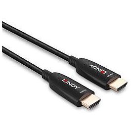 Lindy Cable HDMI 8K60 de Fibra Óptica Híbrida, 10m, Soporte para HDMI 2.1, HDR Dinámico, eARC y VRR para Gaming y Cine Profesional