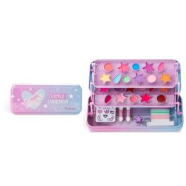 Martinelia Little Unicorn Tin Case 3 Levels - Estuche de Maquillaje para Niños con 29 Piezas