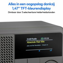 Medion AAAQH12605 Mini Radio DAB/FM Mono 2W RMS Gris