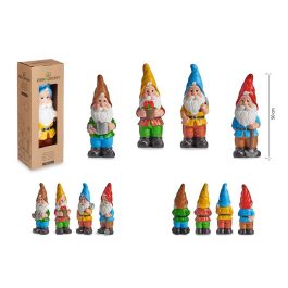 Enano de Jardín Cerámica 50 cm Colores Vivos - Ibergarden (4 Unidades)
