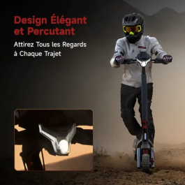 NAVEE XT5 PRO Patinete Eléctrico Todoterreno 2200W 75 km Autonomía Neumáticos 12" Suspensión Gris