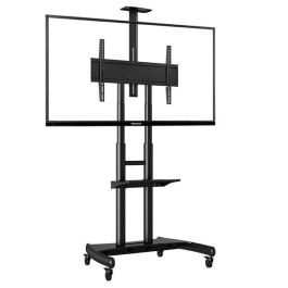 North Bayou Soporte móvil trolley con ruedas para monitor TV 55" a 88" 1050-1650mm máx. 90kg VESA North Bayou Soporte móvil trolley con ruedas para monitor TV 55" a 88" 1050-1650mm máx. 90kg VESA
