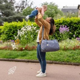 Bolso cambiador Badabulle Pocketstyle - Cambiador, Funda aislante, Funda, Accesorios para cochecito incluidos, Azul