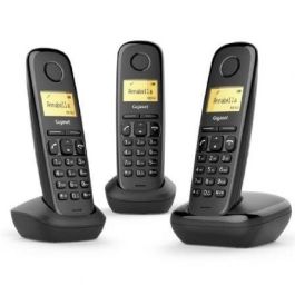 Gigaset L36852-H2802-D211 Teléfono Inalámbrico Digital A170 Pack TRIO Negro, Pantalla Iluminada, ECO DECT, Agenda 50 Contactos Precio: 48.59000025. SKU: B1HHLCGQDC
