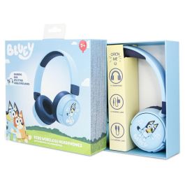 OTL Technologies Auriculares inalámbricos infantiles Bluey | Bluetooth, 85/95dB, 24h batería, plegables