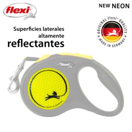 Flexi Correa Retráctil New Classic Reflectante Neón Talla S (hasta 15kg) de Cinta 5 Metros para Perros Precio: 18.49999976. SKU: S6102085