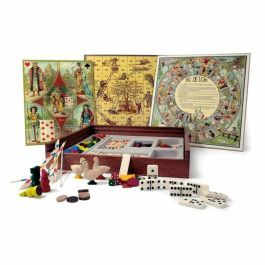L'Arbre A Jouer EL ÁRBOL PARA JUGAR My Tradition Game Box Juego de Mesa con Caballos, Gansos, Mikado, Dominó y Cartas en Caja de Madera 32.5x32.5x6.5cm Precio: 60.78999949. SKU: B1EAAJM7TC