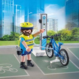 Playmobil Patrulla En Bicicleta Action Heroes 71732