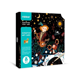 Mideer Juego didactico Mideer Scratch Art Card Boy para Niños, Desarrolla Creatividad y Apreciación Artística con Lápiz de Bambú y 8 Dibujos Ilustrados Precio: 10.50000006. SKU: B13BNFZA7L