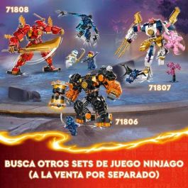 LEGO 71806 Meca Elemental de la Tierra de Cole Ninjago: El Renacer de los Dragones, Set de Construcción Articulado para Niños +7 años