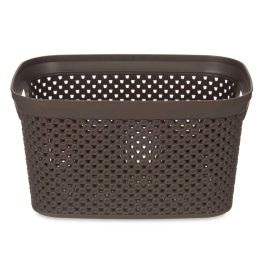 Cesto Organizador Kipit 3L Marrón 16x12.5x23 cm (24 Unidades) Cesto Organizador Kipit 3L Marrón 16x12.5x23 cm (24 Unidades)