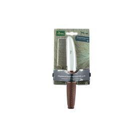 Hunter Peine de Cuidados para Perros y Gatos Pelo Medio/Largo - Púas Largas y Cortas Acero Inoxidable - Desenreda Nudos y Quita Subpelo