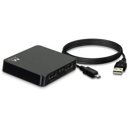 Ewent EW3720 Splitter 4K HDMI 1x2 Divisor para 2 Televisores con Soporte 3D y Audio HD, Plug and Play