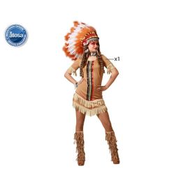 Disfraz India Mujer Adulto Marrón Claro XL Disfraz India Mujer Adulto Marrón Claro XL