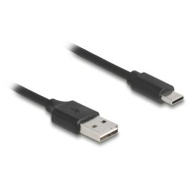 DeLOCK Cable USB 2.0 tipo A macho a USB Type-C, espiral