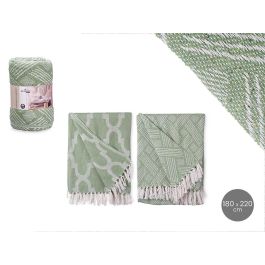 Multiuso Jacquard Verde 180 X 220 Cm Surtidos Giftdecor (8 Unidades)