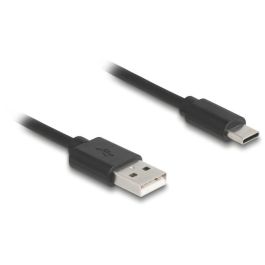 DeLOCK Cable USB 2.0 Tipo-A macho a USB Tipo-C en espiral